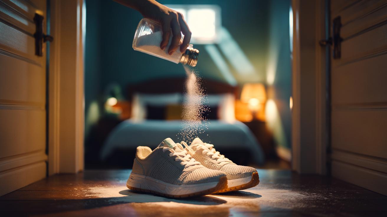 Baking Soda Sprinkler: Shoes Odour-Free Overnight