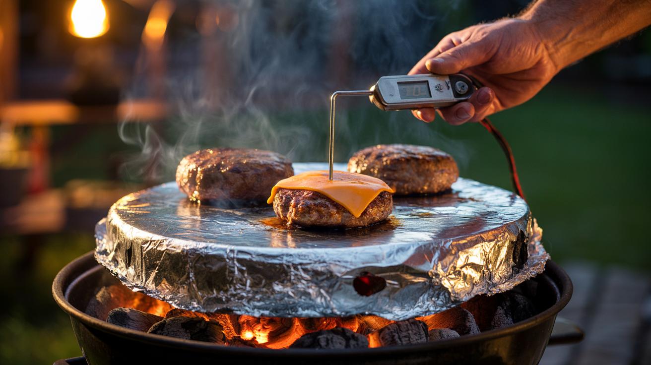 Foil-Wrapped Grills: Burgers Cook Perfectly Even in 4 Minutes